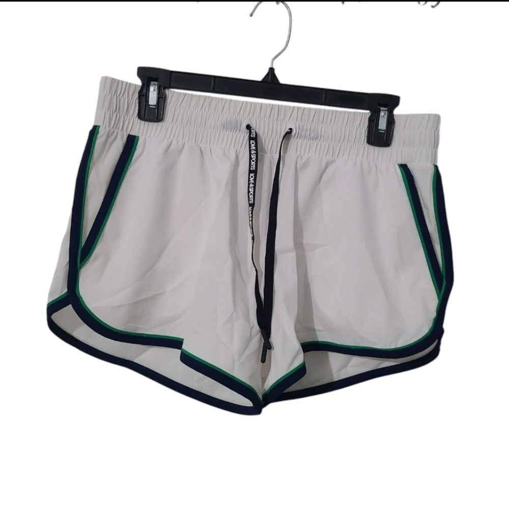 Women's White Athletic Shorts